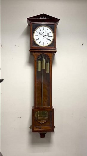 Lot 47: Beidermeier Laterndluhr Grande Sonnerie Regulator