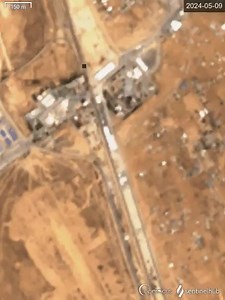 Satellite footages show the destruction in Rafah Border Crossing after the IOF burned down one of its main buildings last week. | Olive Palestine