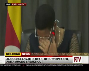 43K views · 2.4K reactions | VIDEO: Deputy Speaker of Parliament Anita Among breaks down in tears over the death of Speaker Jacob Oulanyah while addressing journalists at Parliament #NTVNews https://bit.ly/3N4gZxY?utm_medium=social&utm_source=facebook_NTV_Uganda | NTV Uganda | Facebook