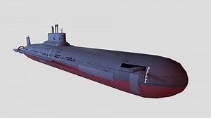 The Project 941 / Akula / Typhoon submarine - Download Free 3D model by Yakudami