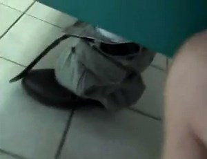 Under Stall Suck And Cum