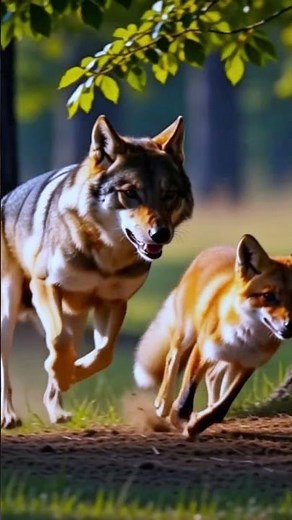 Savage Hunt: Lone Wolf Takes Down a Fox in the Wild | Cinematic Wildlife Scene December 15, 2025