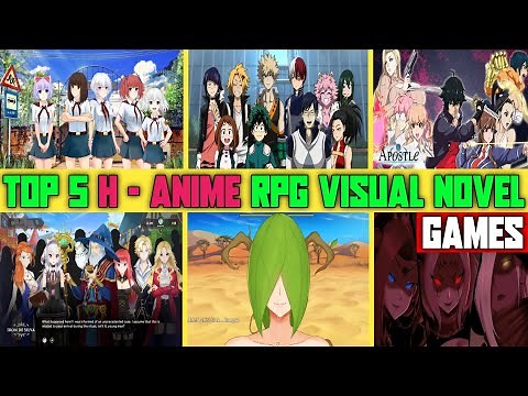 Top 5 H-Anime RPG Visual Novel Games EzrCaGaminG | Anime Visual Novel | Part 2