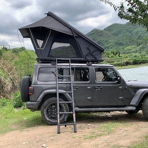 [Hot Item] OEM Rooftop Tents for 4 Person Hardtop Skylight Hard Shell Folding Tent