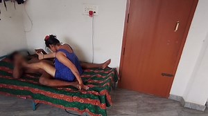 For the first time my step sis payel suck my cock