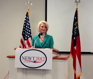 Callista Gingrich Rallies Newt's Supporters