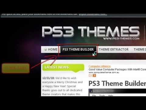 How To Make Your Own PS3 Themes Easy Tutorial