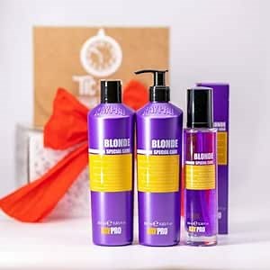 SPECIAL CARE BLONDE SHAMPOO,CONDITIONER 350ML,SERUM 100 ML SET