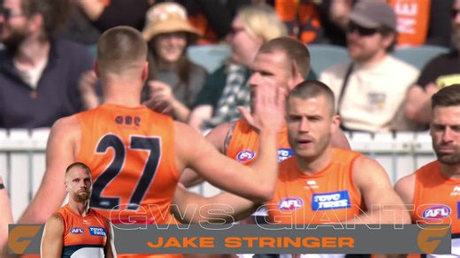 Stringer on the left for the opener in Canberra 💪 | AFL