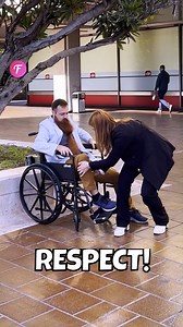 94K views · 692 reactions | A powerful act of mutual support redefines kindness and strength, leaving an inspiring message of respect. ♿❤️✨ #FabiosaKindnessinAction #mutualsupport #respect #kindness #strength #heartwarmingmoment #viral #fyp | Fabiosa Kindness in Action | Facebook