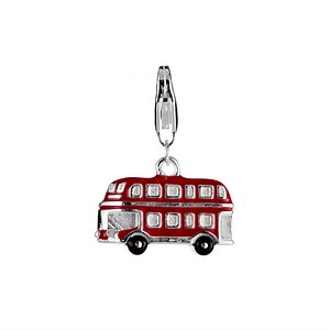 Kimbie London Bus Sterling Silver Charm 2.00g