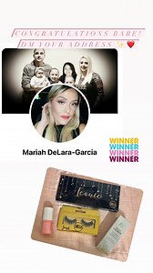 Congratulations Babe!! ❤️✨ DM Your Address Love. See You Girls Tomorrow!! 😘 | RawbeautybyNatalie