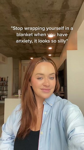 No ❤️ #calmingblankets #howisleep #comfyvibes #sharktankproducts #lifewithanxiety #stressrelieftool #asmrforsleep #sleeppod