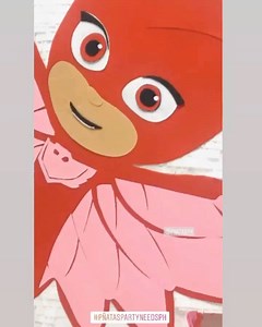 Owlette PJ Mask piñata (Pull stringType) #pjmasks #owlettepiñata...