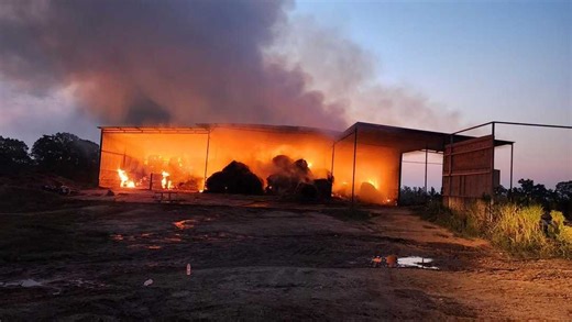 Heads up! Hay barn fire will burn for days in Tangipahoa Parish
