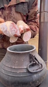 Yaak Foot Soup with Meat ! #yaakfoot #yaakmeat #cowfoot #survivalhut #foodcreator #asmrvideos #outdoorcooking #junglevibes | Survival Hut