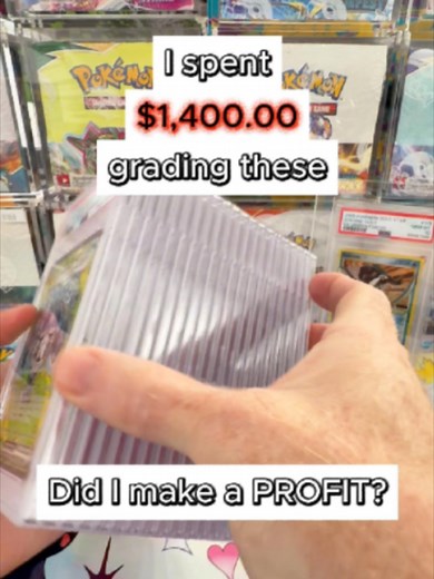 Pokemon Card Grading Results: Did $1,400 PSA Grading Make a Profit?