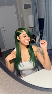 404K views · 20K reactions | Green queen energy  @kingrichvirginhairandbeauty got me feeling RICH for real ———- Hairstylist: @_baaby.bluee | Lexis Breann | Facebook