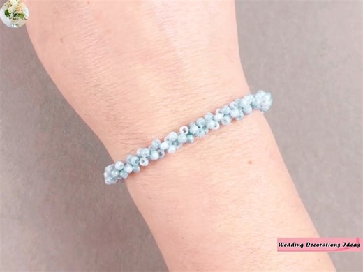 9.9K views · 657 reactions | How to Make Easy Seed Bead Bridal Bracelet | Wedding Decoration Ideas | Facebook