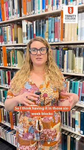 Erin, Moderation & Inclusion Manager at the Australian University of Theology, shares why she’s excited about TCQ’s new block teaching model 📚✨ Better engagement. Stronger outcomes. More support for part-time students. We can’t wait to see what this means for our community. #trinitycollegequeensland #TrinityCollegeQld #theology #christianstudy #Registernow #brisbane #biblecollege | Trinity College Queensland