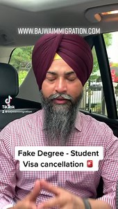 523 reactions · 42 shares | Fake degree and documents leads to Student Visa Cancellation ! | BAJWA Immigration Consultants | Facebook