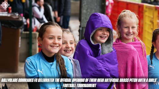 📣 Ballyclare Comrades FC have launched their new 3G pitch funded by the Irish FA/DCMS Grassroots Facilities Investment Fund ⚽️ This top-class facility will boost grassroots football in the community - especially by creating more opportunities for girls & women to play and develop 🙌 | The Irish Football Association