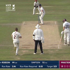 Sam Robson becomes the first Middlesex batter to score a century this season #LVCountyChamp | Rothesay County Championship