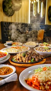 This might just be the hottest, cheesiest Mexican feast in San Antonio, Texas! @eldoradosatx At El Dorado Mexican Restaurant, the sizzling fajitas steal the show, juicy beef and chicken, grilled with smoky veggies, and served on a steaming hot skillet you can hear coming. 🧀And the Queso Fundido? It’s a cheese lover’s dream bubbling, stretchy, melty perfection you’ll be pulling for days. But that’s just the start at this San Antonio spot: • All-day breakfast with crispy, saucy Chilaquiles Rojos 