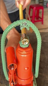 DIY hydraulic hose crimping tool #diy #tools