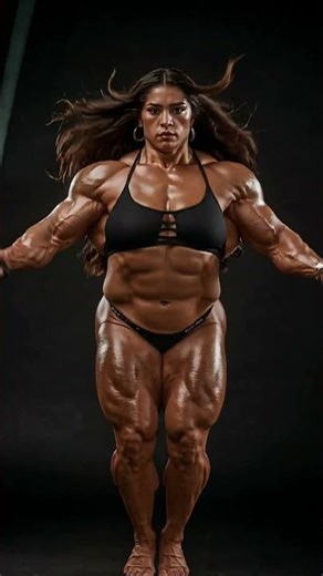 Female Athlete Jumping Rope on Stage#shorts #bodybuilding
