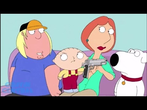 Family Guy - Evil Stewie Holds His Family Hostage