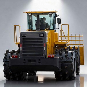 [Hot Item] Robust Four-Wheel Drive Compactor for Sanitation Sites with Low Maintenance Cost
