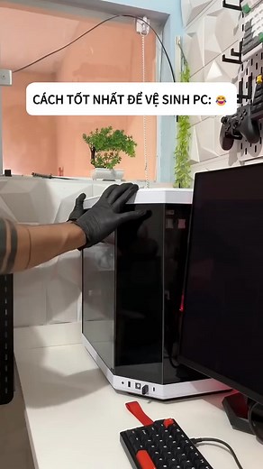 Đây là cách vệ sinh PC tốt nhất 🤣😅 #funny #PC | Hoàng Long Computer - PC Gaming, Văn Phòng, Đồ Họa
