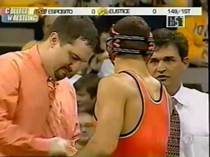 #1 Zack Esposito vs #2 Ty Eustice Iowa Wrestling vs Oklahoma State NCAA Wrestling dual 2006 - 149
