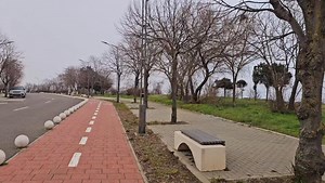 Cativa fulgi de zapada pe faleza din Eforie Sud ! | Litoralul Online