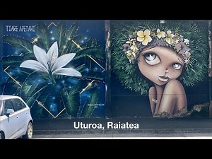 Town of Uturoa, Raiatea ライアテア、フランス領ポリネシア