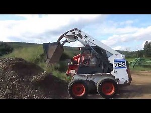 1998 Bobcat 763 Rubber Tire Skid Steer Loader Kubota Diesel 46HP For Sale