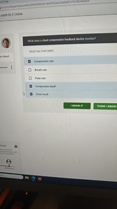 What does a chest compression feedback device monitor?SELECT ... | Filo