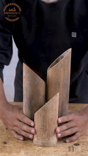 DIY Modern Lighting Ideas From Bamboo #Bamboo #woodcrafts #homedecor #handmade #carpenter #fyp #Wow #woodcarving #videotiktok #woodreview #woodworkingproject #woodworker #reels #woodworking #woodart #woodwork | Woodworking TV