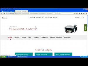 Canon MP510 Printer, Driver Download