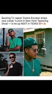 Buzzing Tx rapper Babyface Castro drops new collab "Lunch In New York" featuring #Drodi — Is he up NEXT in TEXAS ⁉️👀 #texasmusicscene #texasrap #texasrapper #fyp #reels | Soy Tan Tejano