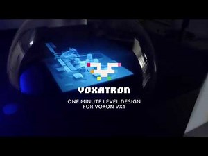 Create a Voxatron level for the Voxon VX1 in just 1 minute