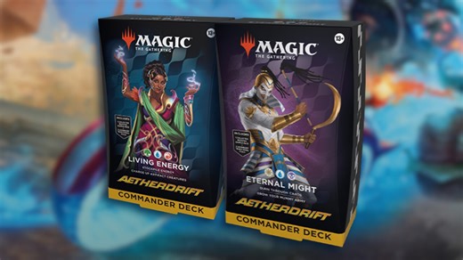 MTG Aetherdrift pre-con Commander reveals