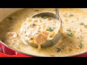 Slammin’ Alaskan Salmon Chowder