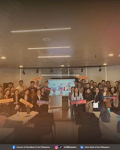 Welcome aboard to the newest members of the UnionBank family! Your journey toward a meaningful, innovation-driven career starts here. We’re excited to see the impact you’ll make! Ready to take the next step in your career? You can still explore all our job openings here and #OwnTheFuture with UnionBank. 🔗Apply now: https:///nkd.in/gM4Zvcdi ⚠️ Please note that UnionBank will NEVER ask for payment at any part of the recruitment process, or processing of their job application. #UnionBank #newjoine