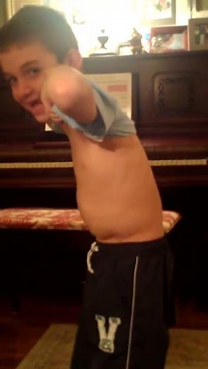 7 year old belly roll