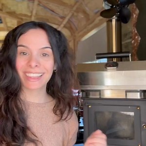 Save time in the kitchen with @cubicminiwoodstoves' roaster attachment. It requires minimal attention and adds delicious flavor. @not.a.regular.skoolie | Cubic Mini Wood Stoves