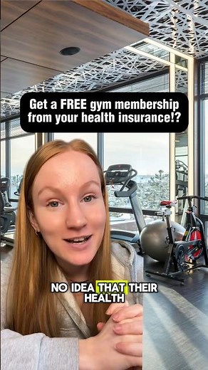 How to get a free gym membership from your health insurance 💪 #exercise #savemoney #gym
