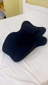 JOYO Memory Foam Couples Pillow - Intimacy Butt Pillow Cushion for Lumbar Support, 27° Lift Waterproof Posture Support Pillow Modern Style for Home Bedroom (Grey)