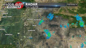 Stray showers south of Powell Butte approaching Prineville will provide little relief to the region but may unfortunately generate some breezy to gusty winds. #KTVZWeather | KTVZ News